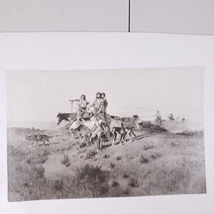 C.M. Russell Western Native‎ American Canvas Art 11x14